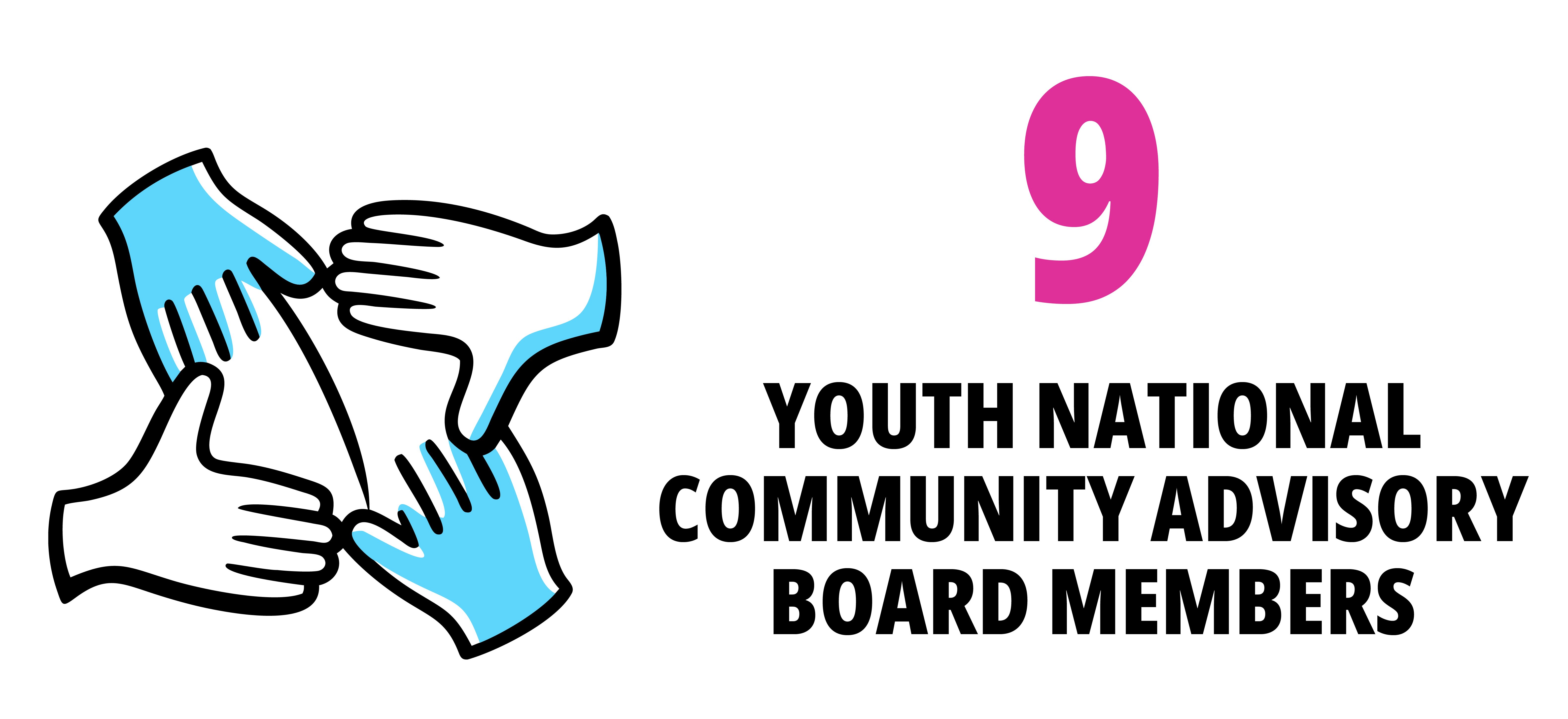 9 youth National Community Advisory Board members